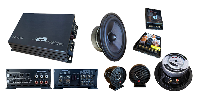 Hi-Rez 50,000Hz Amp Component System Package ACS-2C