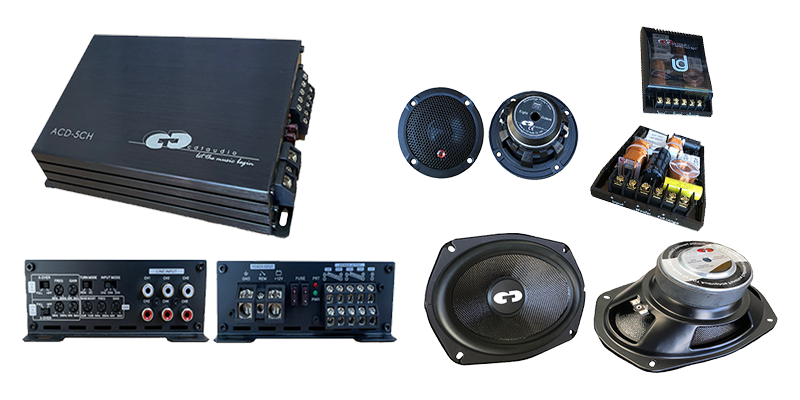 Hi-Rez 50,000Hz Amp Component System Pack ACS-2D