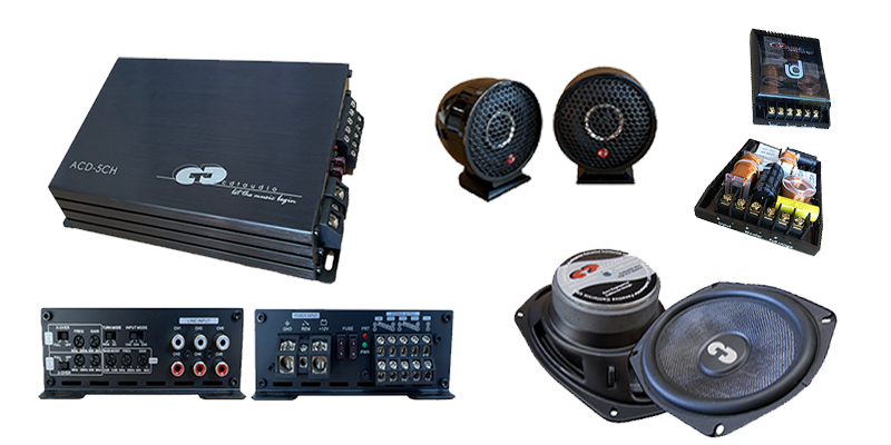 Hi-Rez 50,000Hz Amp Component System Package ACS-2E