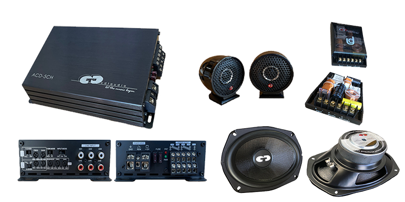 Hi-Rez 50,000Hz Amp Component System Package ACS-2F